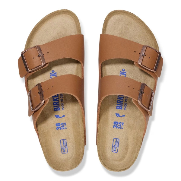 Birkenstock damskie sandały ARIZONA BS 1019119 GINGER BROWN (szerokość wąska)