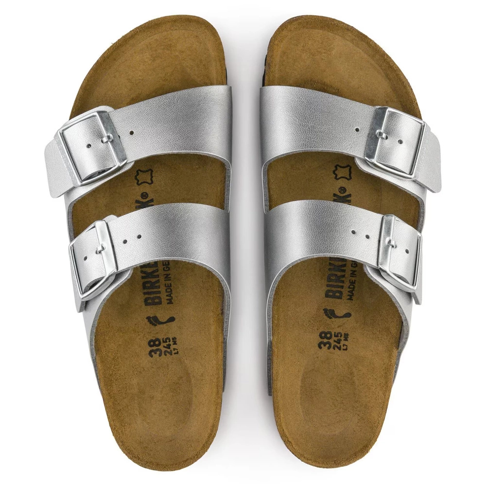 Birkenstock women's Arizona sandals BS 1012283 SILVER (narrow width)