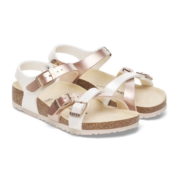 Birkenstock Sandalen KUMBA SPLIT KIDS 1029411 Electric Metallic Pearl/Kupfer (Standardweite)