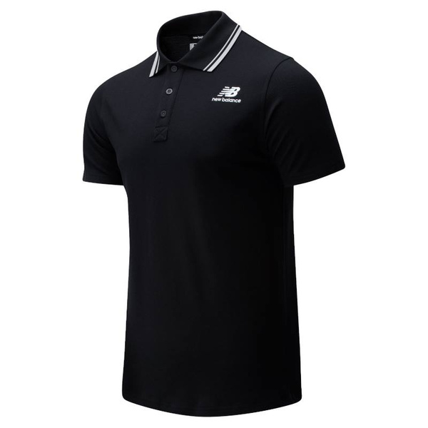 New Balance męska koszulka CLASSIC SLEEVE POLO BK MT01983BK