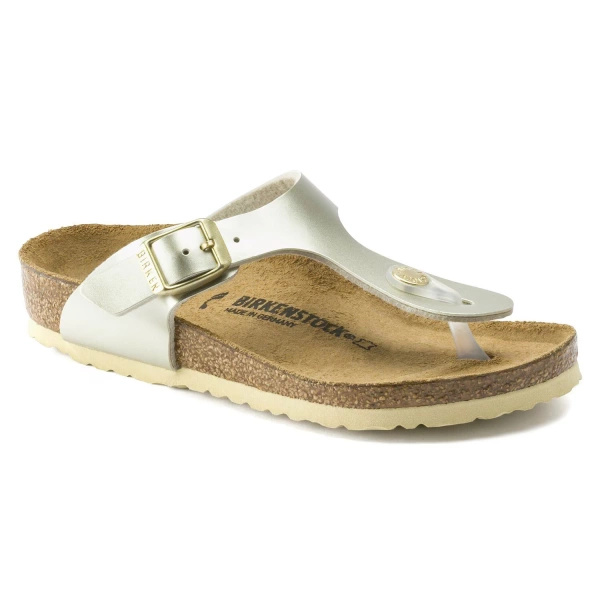 Birkenstock flip flops GIZEH KIDS BS Electric Metallic Gold 1015592 (standard width)