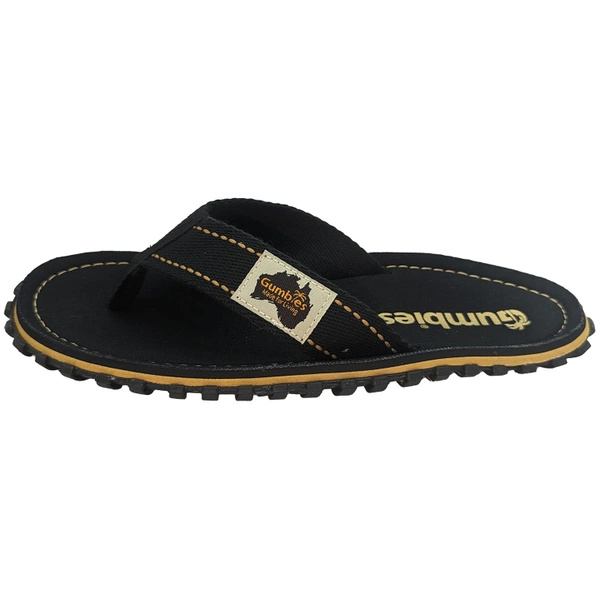 Gumbies unisex flip flops ISLANDER FLIP-FLOPS CLASSIC BLACK