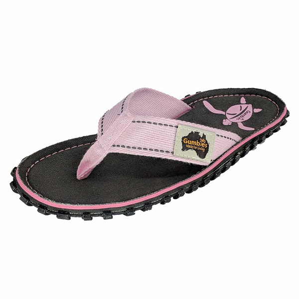 Gumbies - Damen ISLANDER CANVAS Flips-Flop - TURTLE