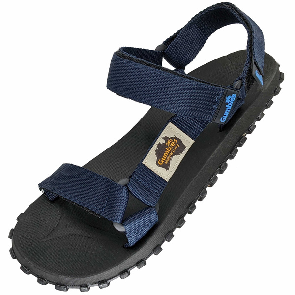 Gumbies men's Scrambler Sandal - navy blue