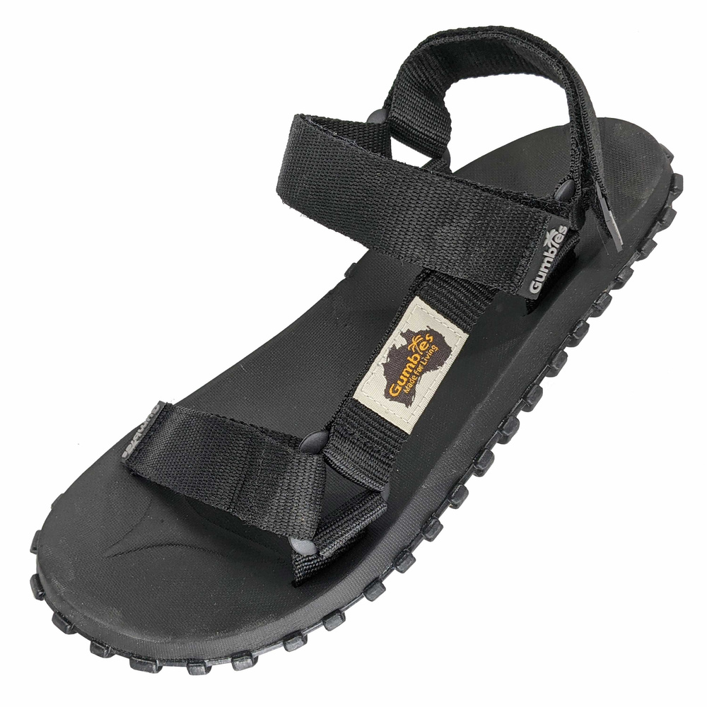 Gumbies unisex sandały Scrambler Sandal - czarne