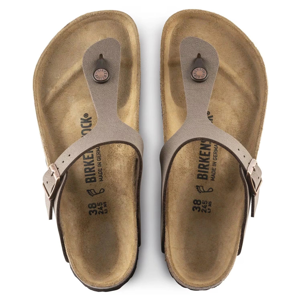 Birkenstock klapki japonki Gizeh 0043751 MOCCA (szerokość standardowa)