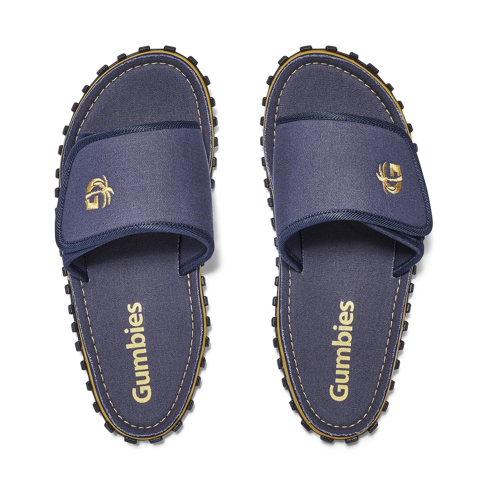 Gumbies Herren STRIDLER SLIDE UNISEX Flip-Flops NAVY