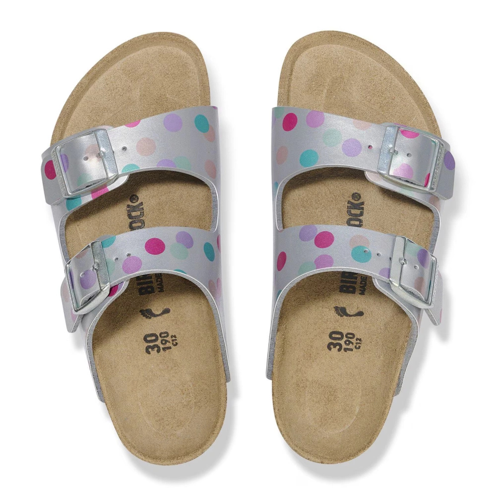 Birkenstock sandals Arizona KIDS BS 1029805 ELECTRIC METALLIC DOST SILVER (standard width)