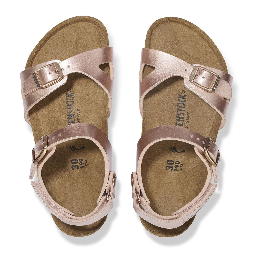 Birkenstock sandals Rio AS KIDS 1029530 ELECTRIC METALLIC COPPER (standard width)