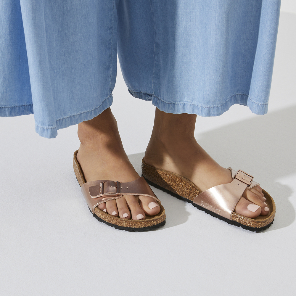 Birkenstock Damen MADRID BS COPPER Flip-Flops 1023927 (schmale Weite)