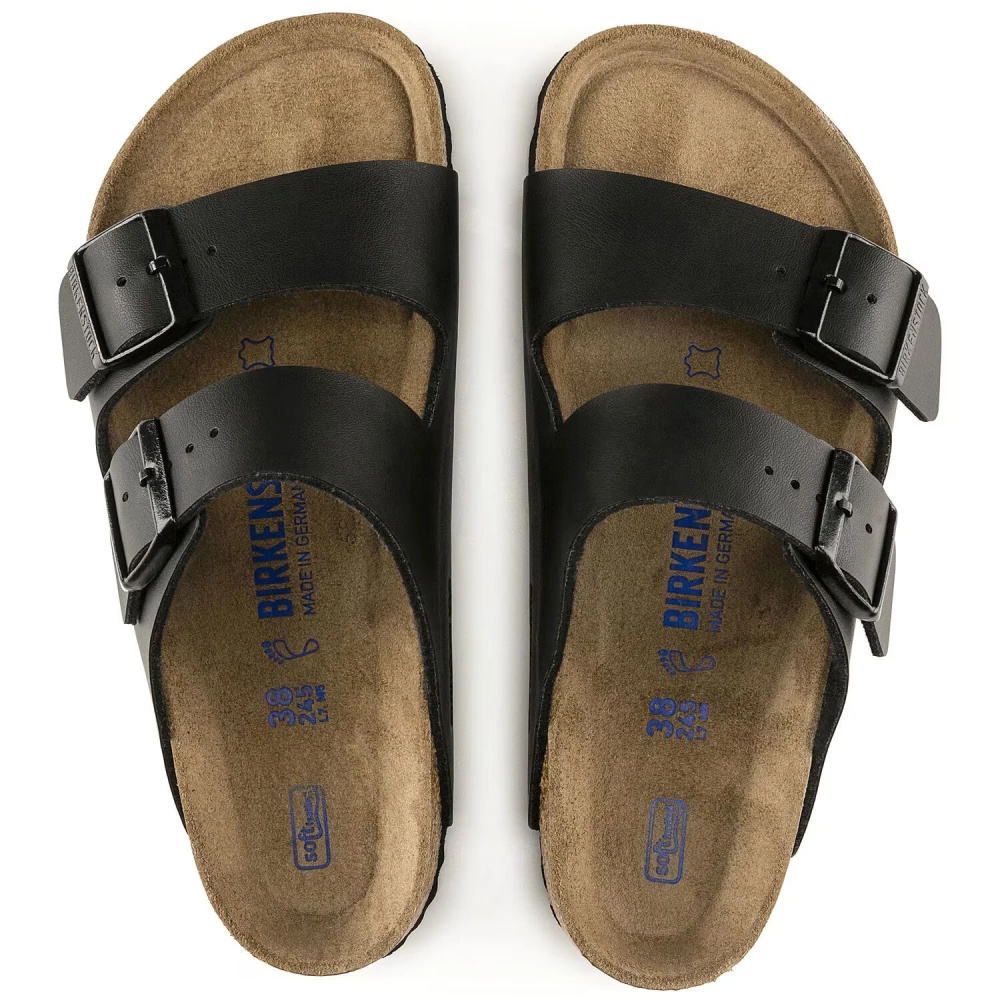 Birkenstock women's flip-flops Arizona BS 0551253 BLACK (narrow width)