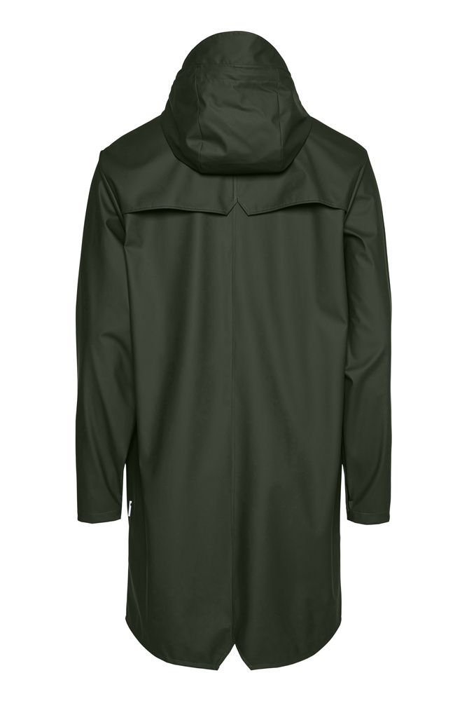 Rains kurtka przeciwdeszczowa unisex LONG JACKET 12020 03 GREEN