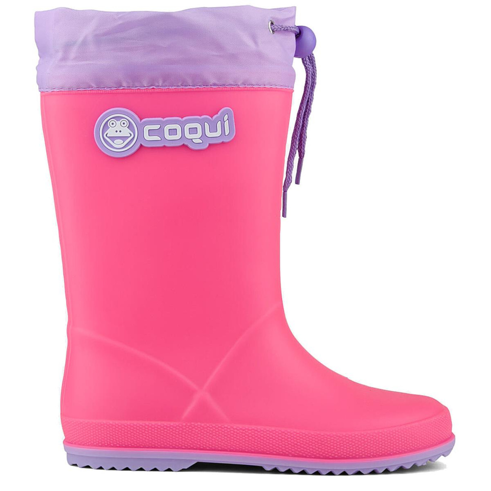 Coqui Rainy Collar children's wellingtons 8509-100-3602 lt.Fuchsia/lt.Lilia