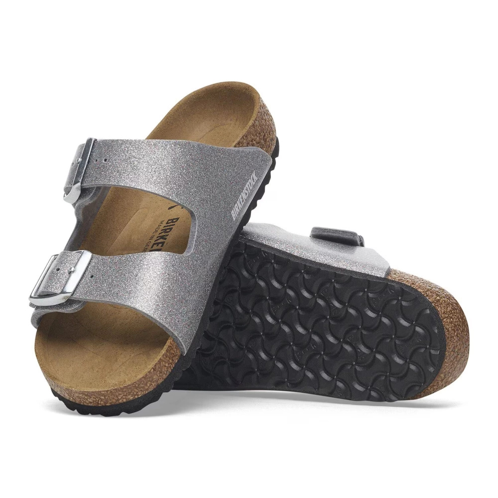 Birkenstock sandals Arizona KIDS BS 1029453 SPARKLING LIGHT SILVER (standard width)