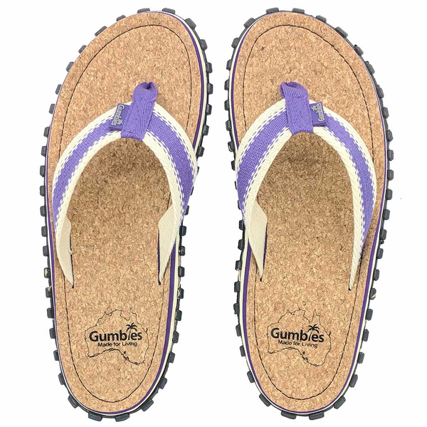 Gumbies - Damen CORKER Flips-Flop - PURPLE