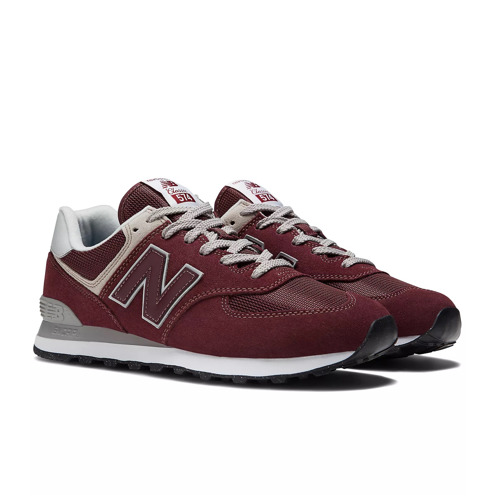 New Balance ML574EVM Herren-Sportschuhe - burgunderrot (Standardweite)