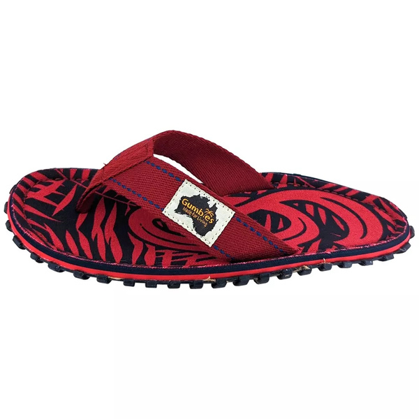 Gumbies unisex Islander Flips-Flop RED G