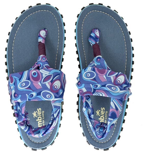 Gumbies - women's Slingback flip flops - Peacock