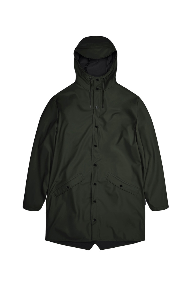 Rains Unisex Regenjacke LONG JACKET 12020 03 GREEN