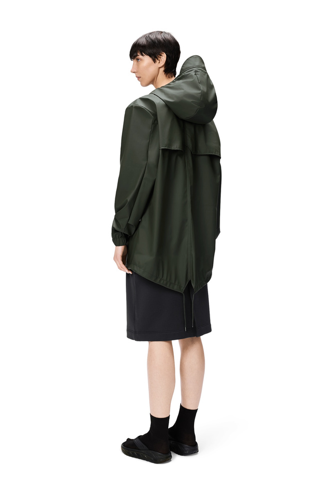 Rains płaszcz przeciwdeszczowy unisex FISHTAIL JACKET W3 18010 03 GREEN