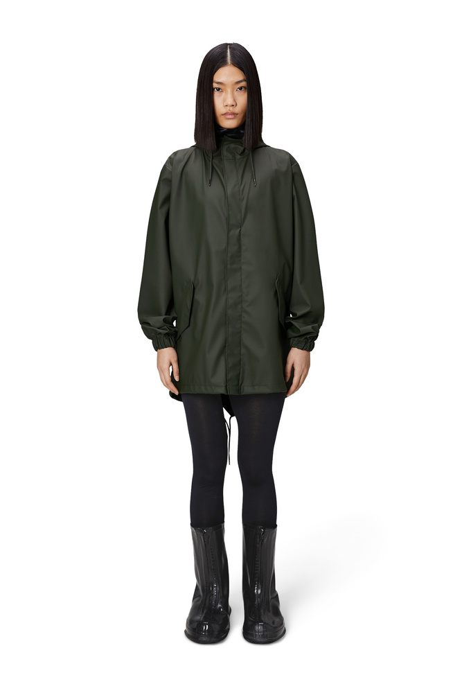 Rains unisex raincoat FISHTAIL JACKET W3 18010 03 GREEN