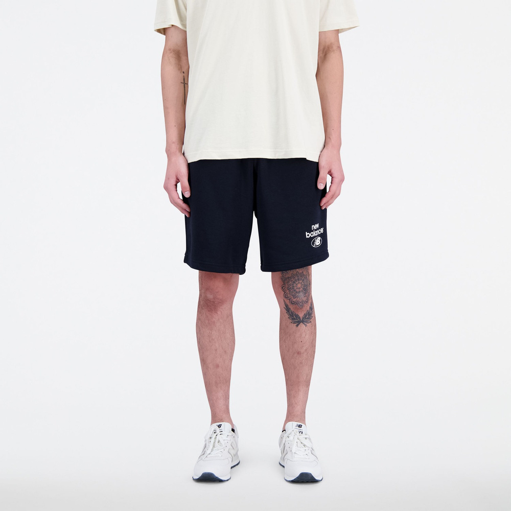 New Balance Herren-Shorts ESSENTIALS REIMAGINED FREN BK MS31520BK