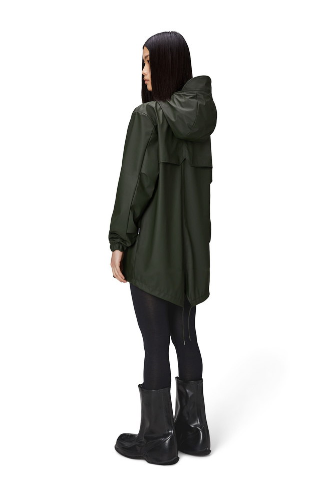 Rains płaszcz przeciwdeszczowy unisex FISHTAIL JACKET W3 18010 03 GREEN