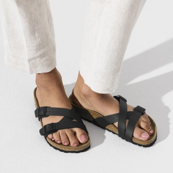 Birkenstock Damen YAO BALANCE II Sandalen 1016687 BLACK (schmale Weite)