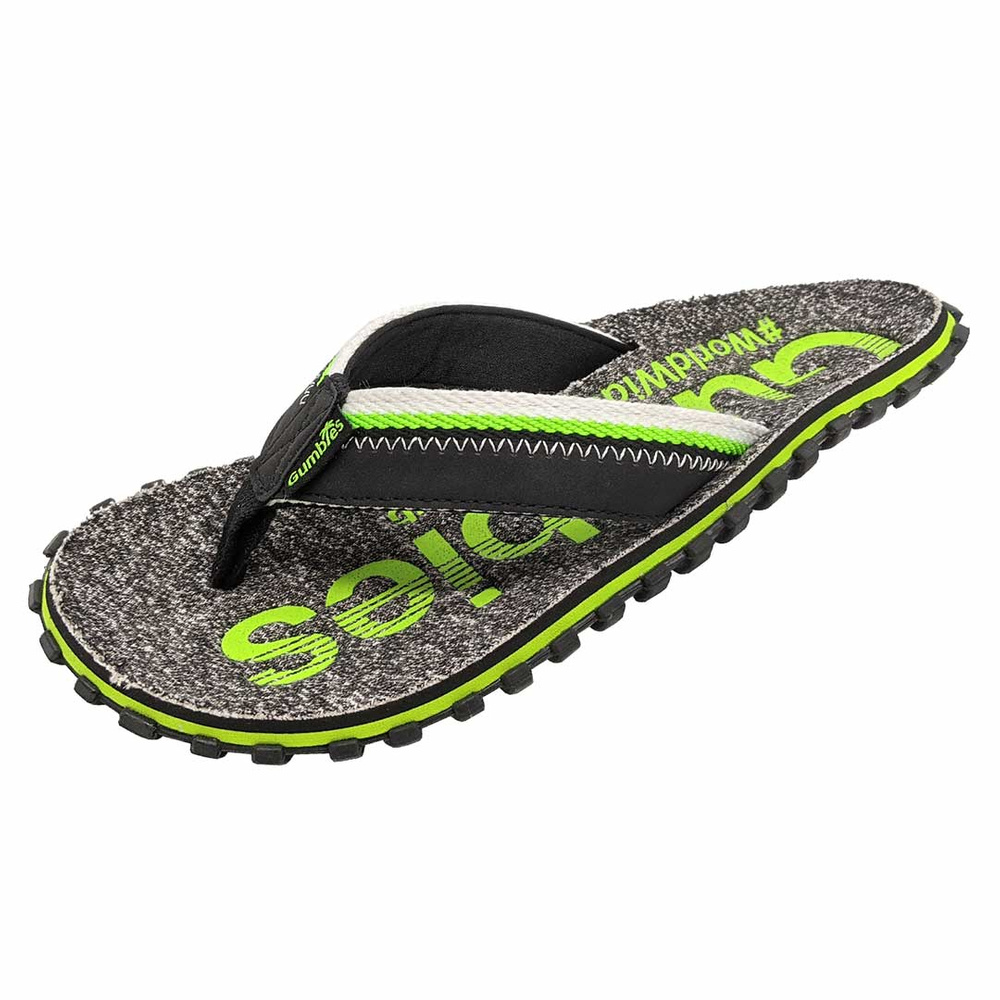 Gumbies - Herren CAIRNS Flips-Flop -LIME