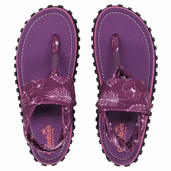 Gumbies - damskie japonki SLINGBACK - PURPLE