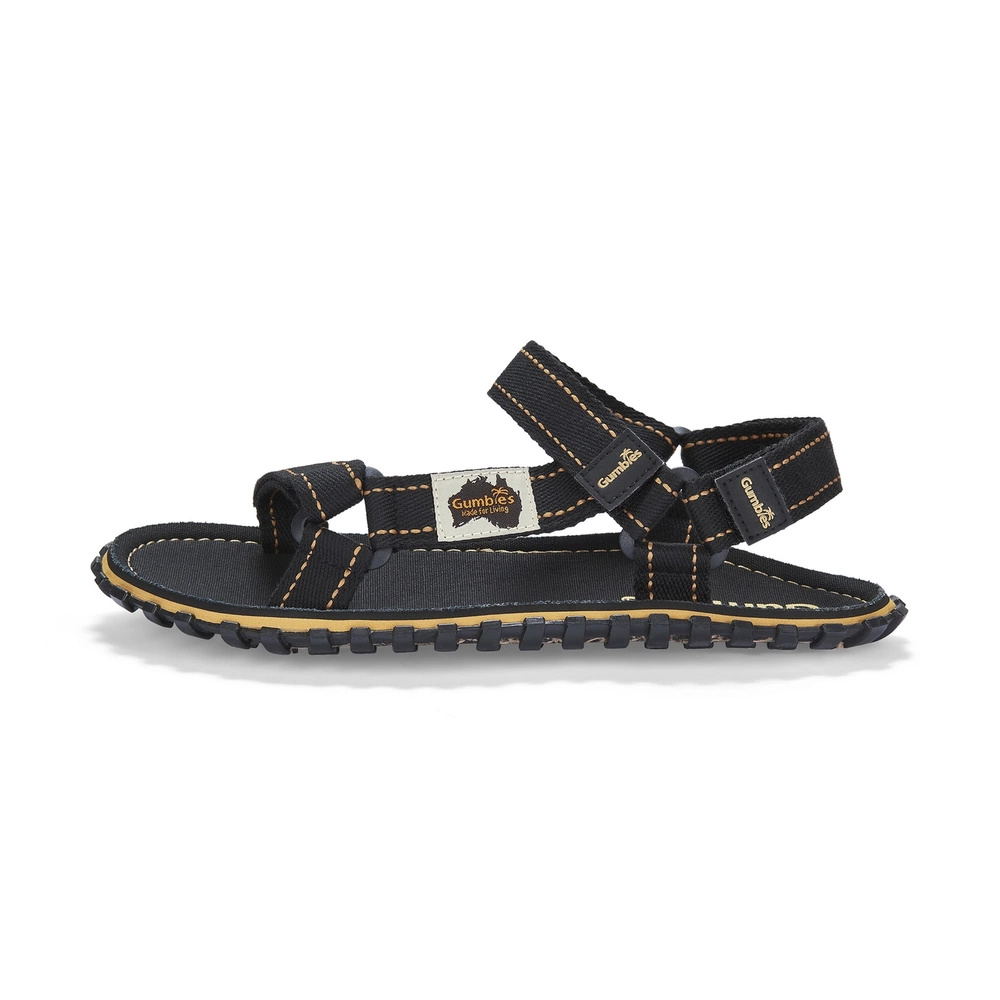 Gumbies men's sandals TRACKER SANDALS UNISEX BLACK