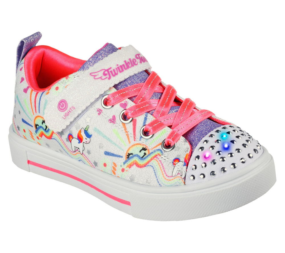 Skechers dziecięce buty świecące UNICORN SUNSHINE 314802L WMLT